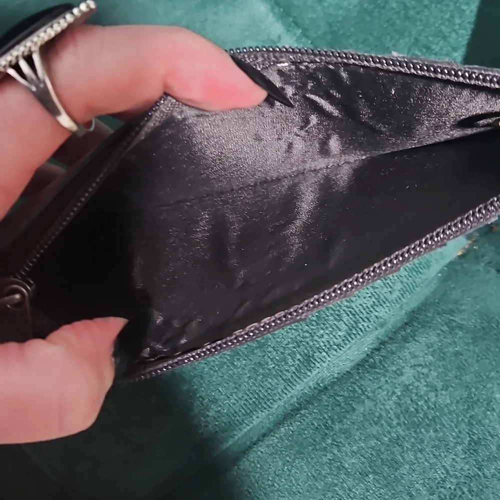 Patricia Nash Alanna Leather Credit Card Wristlet RFID Wallet - STONE New